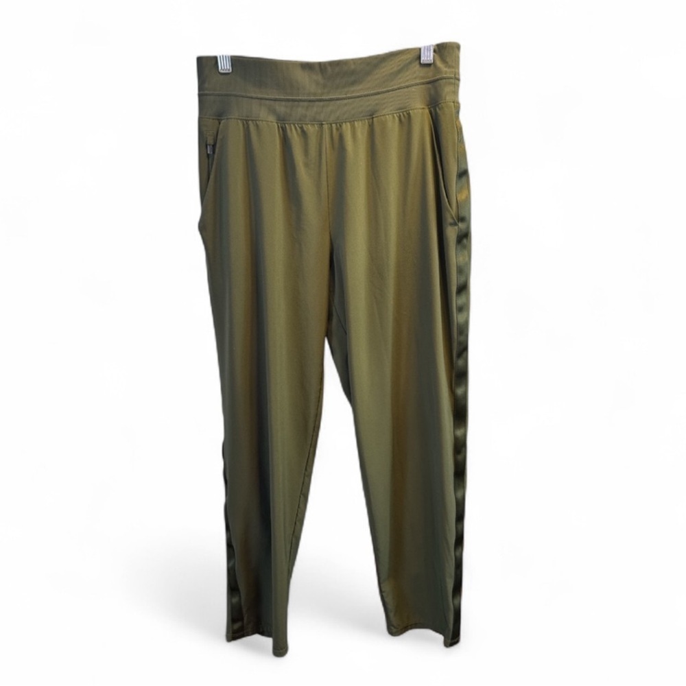 Athleta Olive Green Track Pants new size 12 T